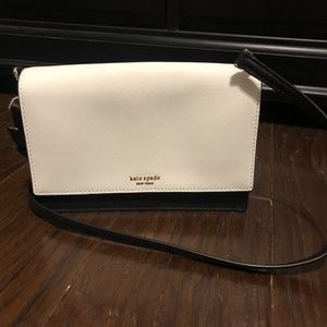 Kate Spade White, Black, and Blush Purse